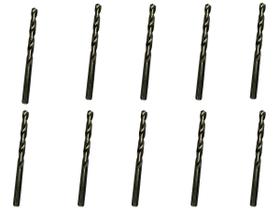 10 Brocas 7,4 x 109mm Aço Rápido HSS Pro - Rocast 10 Brocas 7,4 x 109mm Aço Rápido HSS Pro - Rocast
