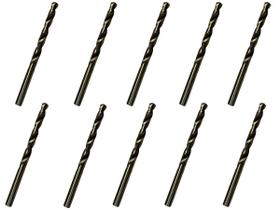 10 Brocas 7,7 x 117mm Aço Rápido HSS Pro - Rocast 10 Brocas 7,7 x 117mm Aço Rápido HSS Pro - Rocast