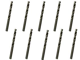 10 Brocas 7,8 x 117mm Aço Rápido HSS Pro - Rocast 10 Brocas 7,8 x 117mm Aço Rápido HSS Pro - Rocast