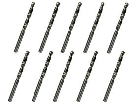 10 Brocas 8,1 x 117mm Aço Rápido HSS Pro - Rocast 10 Brocas 8,1 x 117mm Aço Rápido HSS Pro - Rocast