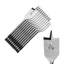 10 Brocas Chata Madeira Aco Carbono 28mm 1.1/8 Rocast 530045 10 Brocas Chata Madeira Aco Carbono 28mm 1.1/8 Rocast 530045