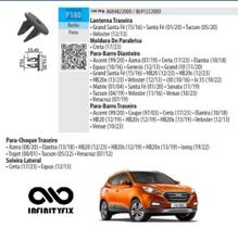 10 Bucha Para-lama Para-barro Accent Azera Elantra Equus Genesis Grand Santa Fé Veloster-P180 10 Bucha Para-lama Para-barro Accent Azera Elantra Equus Genesis Grand Santa Fé Veloster-P180