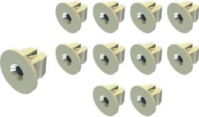 10 Bucha Parachoque Traseiro Argo Brava Fiorino Novo Grand Siena Marea Marea Weekend