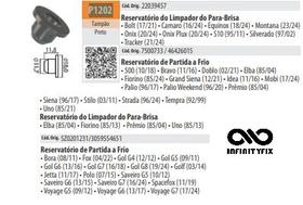 10 Bucha Reservatório Lavador Para Parabrisa E Partida A Frio Onix Tracker Montana P1202