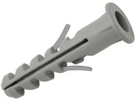 10 Buchas de Nylon 6mm C/ Anel - Vonder