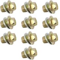 10 Bujão Óleo 12mm Titan 150-160 Fan 125-150-160 + Arruela 10 Bujão Óleo 12mm Titan 150-160 Fan 125-150-160 + Arruela