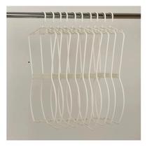 10 Cabides Collant Silhueta Adulto Closet Arara Lojas Roupas
