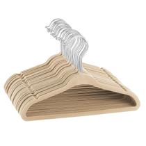 10 Cabides De Veludo Slim Ultra Finos Antideslizante 10 Cabides De Veludo Slim Ultra Finos Antideslizante