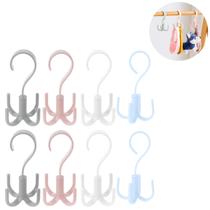 10 Cabides Organizador de Roupas 360 4 Ganchos Armário