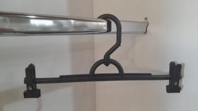 10 Cabides Saia e Calça com Presilhas Giratório