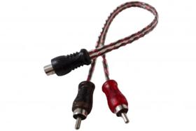 10 Cabo Y Rca Blindado 1 Femea 2 Macho Injetado blindado