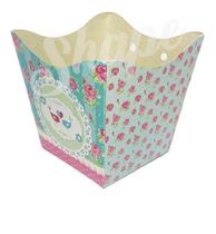 10 Cachepot De Papel Para Festa Doce Decoração Tema Jardim