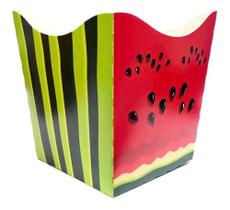 10 Cachepot De Papel Para Festa Doce Decoração Tema Melancia 10 Cachepot De Papel Para Festa Doce Decoração Tema Melancia