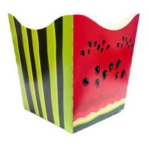 10 Cachepot De Papel Para Festa Doce Decoração Tema Melancia 10 Cachepot De Papel Para Festa Doce Decoração Tema Melancia