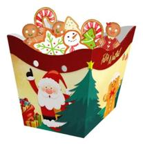 10 Cachepot Feliz Natal Nc Centro Mesa Decoração Salgado