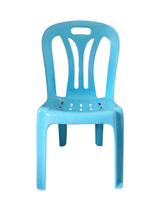 10 Cadeiras Infantil de Plástico Para Estudar Desenhar e Brincar Azul