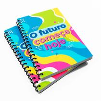 10 Cadernetas Motivacional 48 fls O Futuro Começa Hoje 10 Cadernetas Motivacional 48 fls O Futuro Começa Hoje