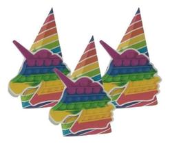 10 Caixa Cone Kit Festa Pop It, Kit Fidget Toy - Vermelho