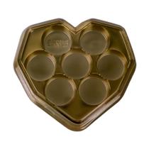 10 caixa coração lapidado c/ 7 cavidades p/ bombons bwb 10 caixa coração lapidado c/ 7 cavidades p/ bombons bwb