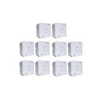 10 Caixa Organizadora Cam Protetora Sobrepor Passagem 80x80 10 Caixa Organizadora Cam Protetora Sobrepor Passagem 80x80