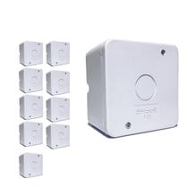 10 Caixa Protetora De Plug Para Câmeras Cftv Interno Externo