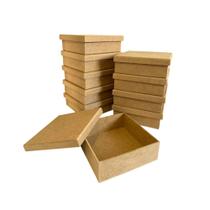 10 caixas 15x15x5 Caixinhas Madrinha Padrinho Noivas Casamento Lembrancinhas MDF Madeira