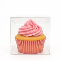 10 Caixas acetato transparente 8x8x8 para cupcake doces 10 Caixas acetato transparente 8x8x8 para cupcake doces