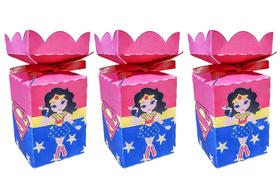 10 Caixas Avulsas Festa Superman E Maravilha - 10 Meia Bala