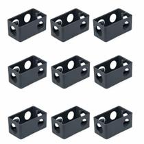 10 caixas condulete 6 entradas pvc 1" cinza