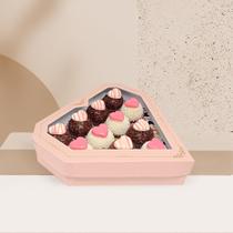 10 Caixas Coração para 11 doces Amor Maior Com visor