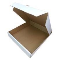 10 Caixas De Papelão 30x29x6 Branco Envios Salgados Montável