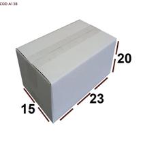 10 Caixas De Papelão Branco 23 x 15 x 20 para Envios Correios Sedex Encomendas