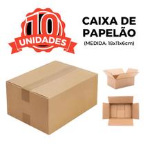 10 Caixas De Papelão Para Envios Correios Pac Mini 18x11x6