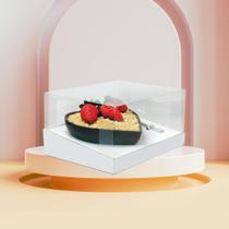 10 Caixas de Presente Branca Coração de Colher