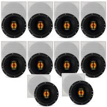 10 Caixas De Som Ambiente Embutir Leson Jb6 Flex 110w 4 Ohms
