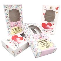 10 Caixas do Dia dos Namorados para Barra De Chocolate Recheada BWB, Porto Formas e outras