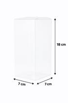 10 Caixas Em Acetato 7x7x18 P/ Aromatizador E Sabonetes