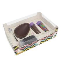 10 Caixas Encanto Kit Confeiteiro Candy Color C2267 Acompanha Colher Criança Kids Páscoa Ideia