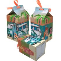 10 Caixas Festa Tema Praia Aniversario - 10 Milks