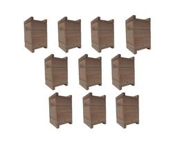 10 Caixas Inpa Abelhas Sem Ferrão Eucalipto 18x18