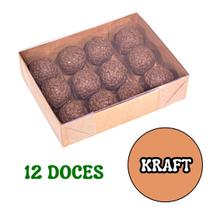 10 Caixas Kraft Basic Para 12 Doces C4663 Tampa De Acetato Presente Embalagem Simples Ideia 10 Caixas Kraft Basic Para 12 Doces C4663 Tampa De Acetato Presente Embalagem Simples Ideia