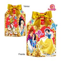 10 Caixas Milk Branca de Neve com Personagem e Aplique 3D 10 Caixas Milk Branca de Neve com Personagem e Aplique 3D