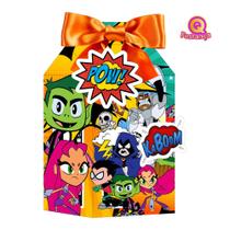 10 Caixas Milk Jovens Titãs com Personagem e Aplique 3D 10 Caixas Milk Jovens Titãs com Personagem e Aplique 3D