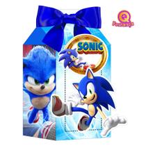 10 Caixas Milk Sonic com Personagem e Aplique 3D