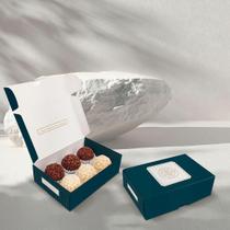 10 Caixas Oxford para Presente para 6 Doces
