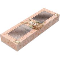 10 caixas p/ 03 brownies - coelhinho encantado c5421 ideia 10 caixas p/ 03 brownies - coelhinho encantado c5421 ideia