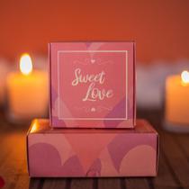 10 CAIXAS P/ 04 DOCES 4x8x8 CM SWEET LOVE C4893 IDEIA