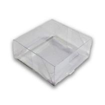 10 Caixas Para 9 Brigadeiros Com Berço, Transparente Acetato