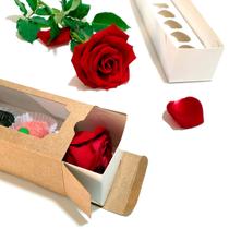 10 Caixas para doces e Rosa - 6 doces. 10 Caixas para doces e Rosa - 6 doces.