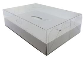 10 Caixas Para Ovo De Colher 350G, Em Acetato, Páscoa